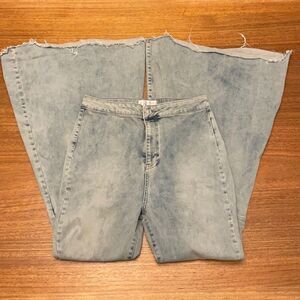 Free people wide leg jeans
